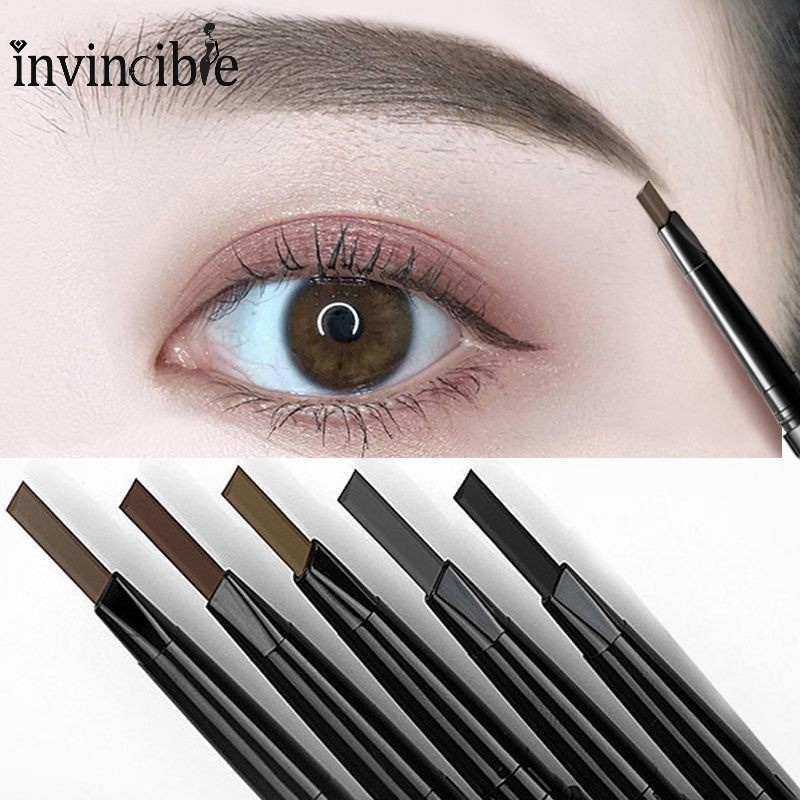 Waterproof No Blooming Eyebrow Pencil/ Long Lasting Natural Black Brown