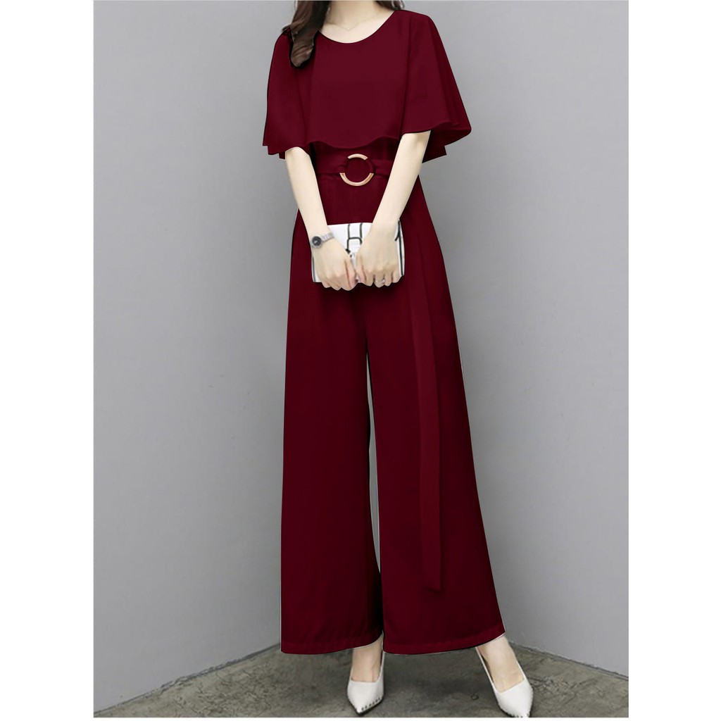 Kaina SHOP Vennya Plain Jumpsuit | Women's Jumpsuit | Party dress | Women's Fashion | Women's jumpsuit