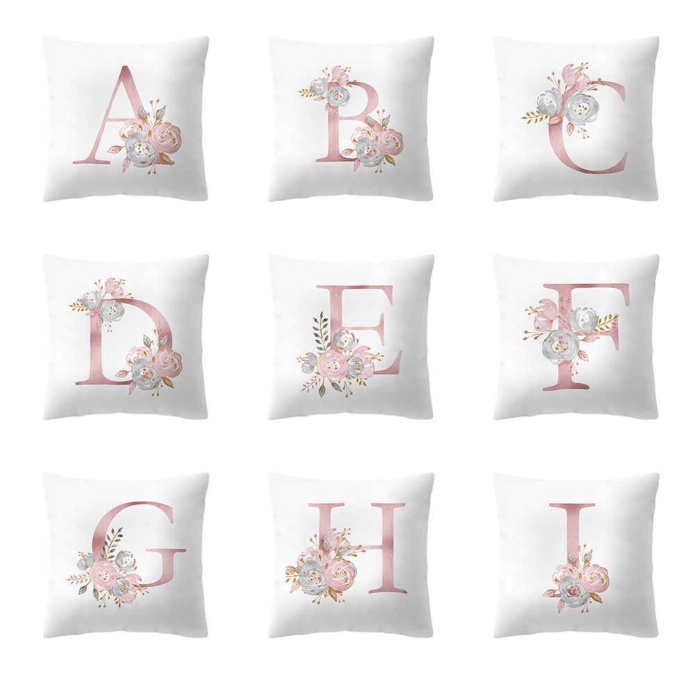 45x45 Cm Kids Room Decoration Letter Pillow English Alphabet