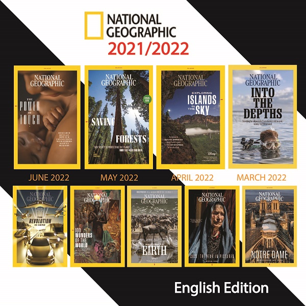Featured image of (Single Issues Sales) National Geographic Printed Magazine - English Edition 2021/2022