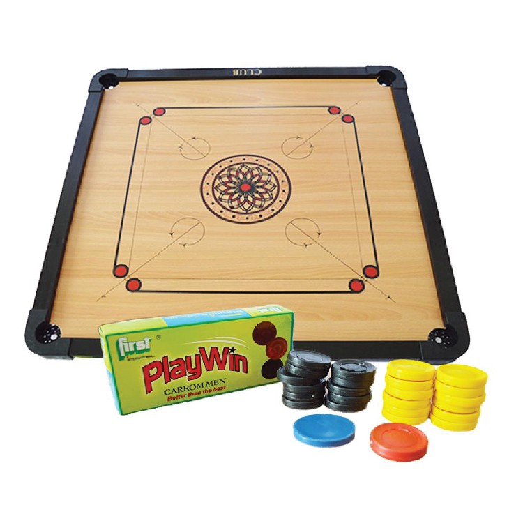 Wooden Carrom Board 2in1 Mini Draught Dam Haji Big Carrom Board Games Papan Permainan Carrom Shopee Malaysia