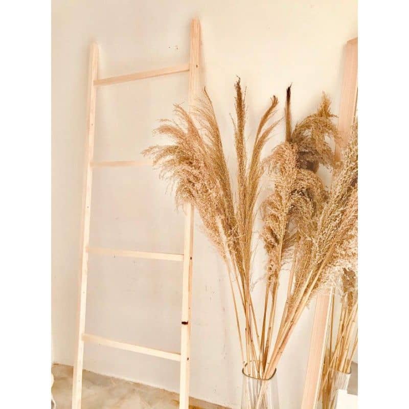 (PROMO) HOT ITEM Decorative Rustic Ladder Pine Wood Rack Towel Hanger Home Deco Ladder Nordic Living Furniture