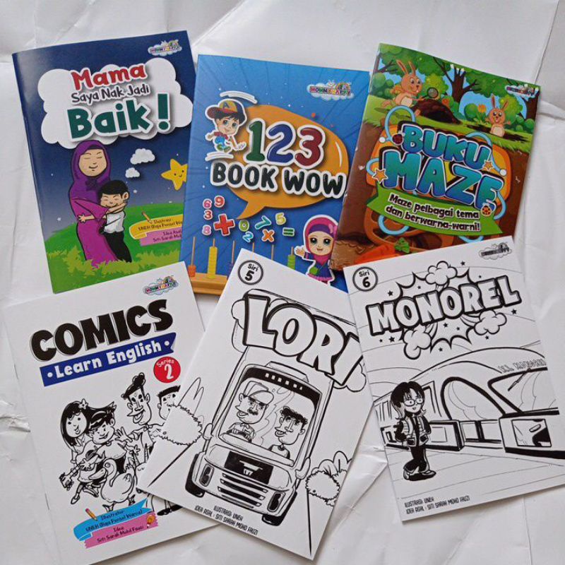 Komik Mama Saya Nak Jadi Baik | BUKU RM1 | Goodies Idea | Reward For Kids | Buku Murah | Doorgift