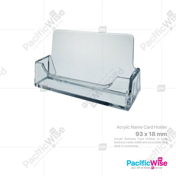 Acrylic Business Card Holder Display Stand Papan Paparan Pemegang Kad Perniagaan Akrilik Holder Filing Bc93 1pcs Shopee Malaysia