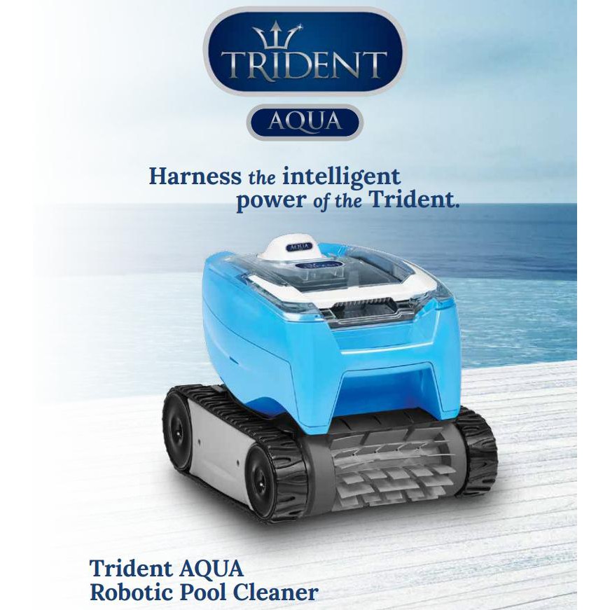 SPLASH WATERCO TRIDENT AQUA ROBOTIC POOL CLEANER FOR SWIMMING POOL