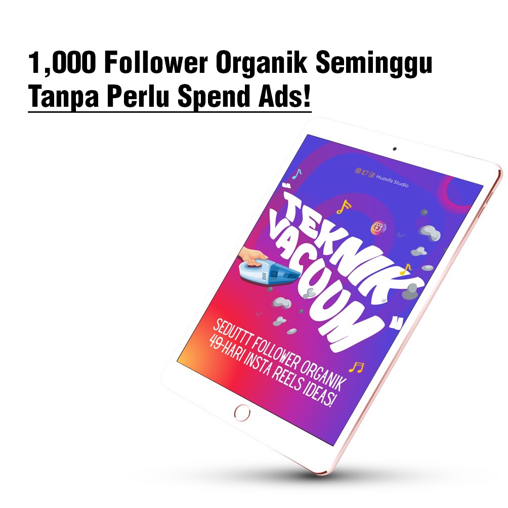 EBOOK TEKNIK VACUUM-TEKNIK SEDUT FOLLOWER SECARA ORGANIK TANPA KOS ADS