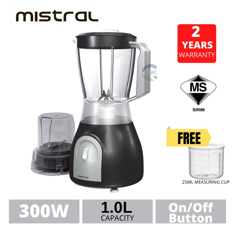 MISTRAL BLENDER/MULTIPURPOSE GRINDER 1.0LITRES MBL1017 | Shopee Malaysia