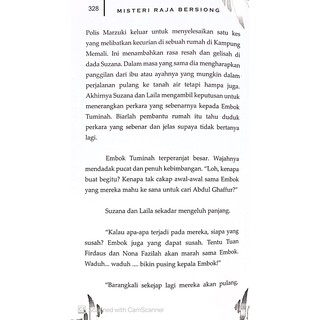  Buku Novel Misteri  Raja Bersiong Karya Publika Shopee 