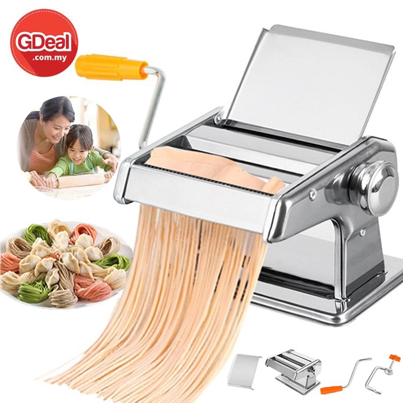 GDeal Household Pasta Noodle Machine Stainless Steel Manually