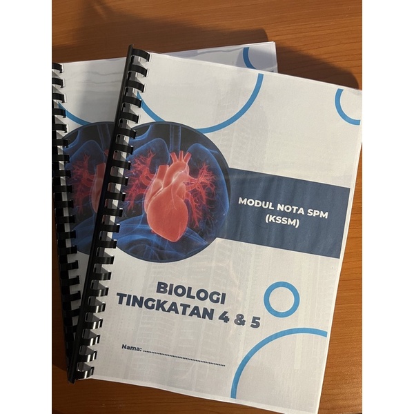 MODUL NOTA BIOLOGI TINGKATAN 4 & 5 SPM (KSSM) | Shopee Malaysia