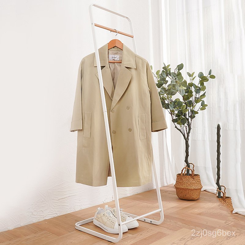 Nordic Classroom Coat Racks Standing Clothing Hallway Floor Storage Shelves Entrance Living Room Percheros Home Furnitur