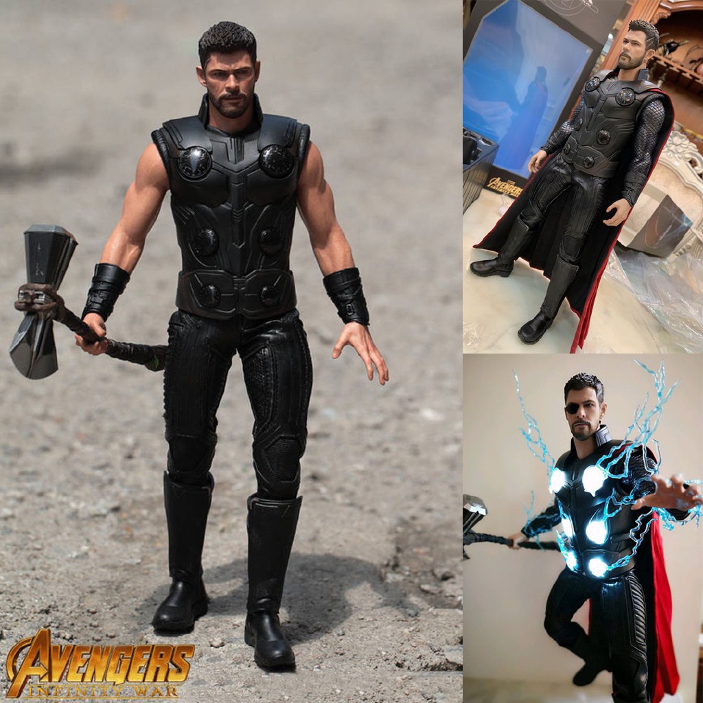 thor action figure with stormbreaker