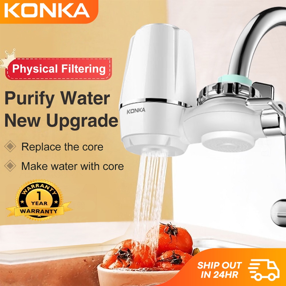 KONKA Water Purifier Easy To Install Penapis Air Washable Filters Water Tap Filter