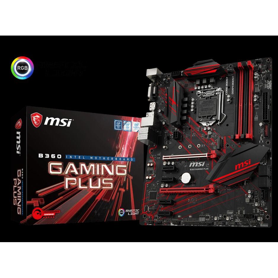 MSI B360 GAMING PLUS LGA 1151 Motherboard Shopee Malaysia