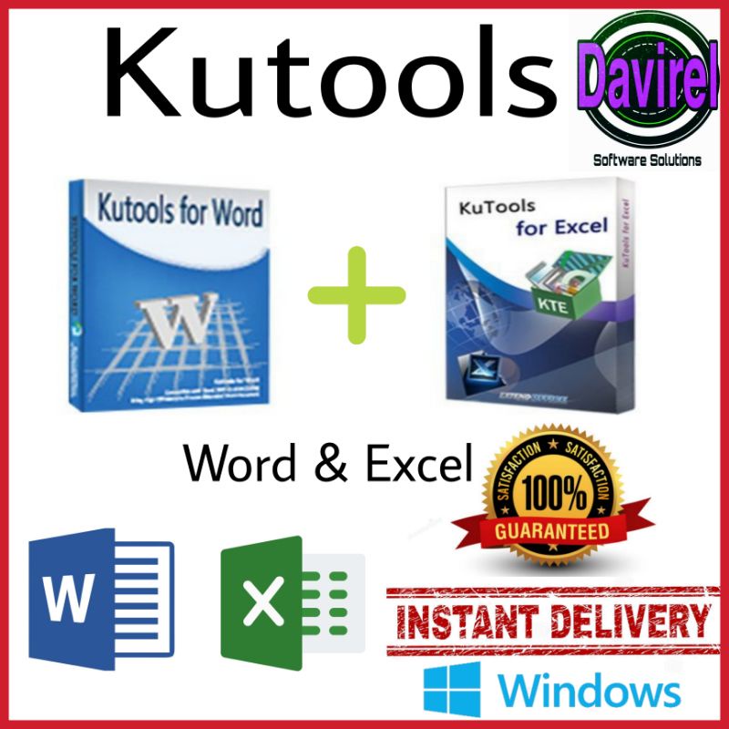 Kutools For Excel & Word [ MS Office : 2013, 2016, 2019, 2021 ] | Shopee  Malaysia