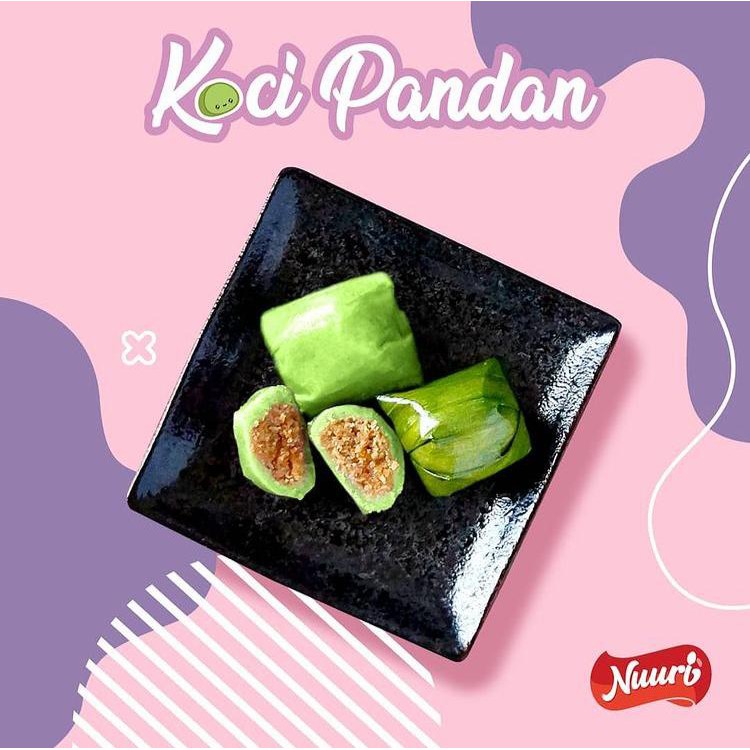 resepi kuih koci pandan