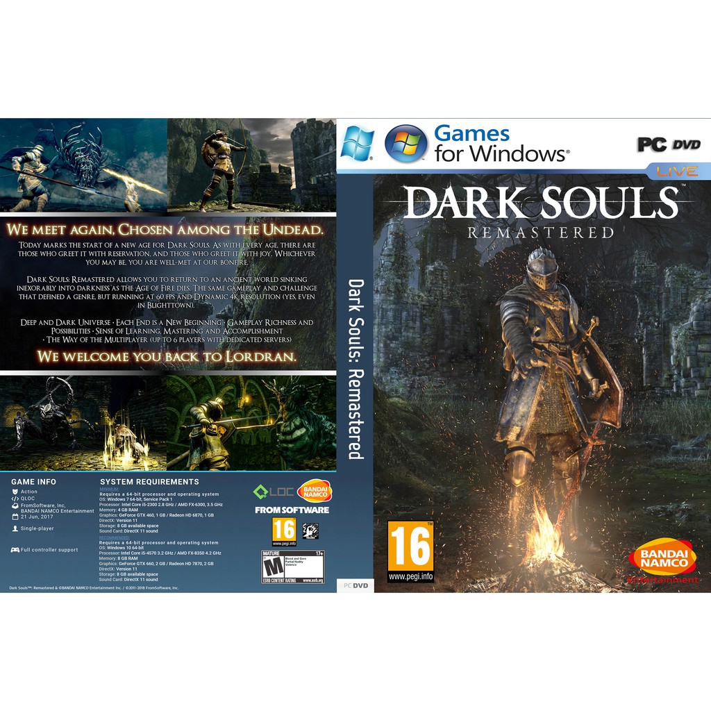 Dark Souls Remastered Pc Game Offline Shopee Malaysia