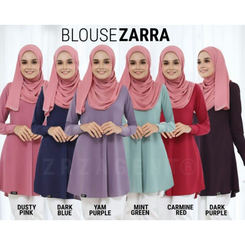 ❗3 PSG RM75❗ (PLUSSIZE XL - 4XL) BLOUSE TAK PAYAH IRON ZARRA PLAIN