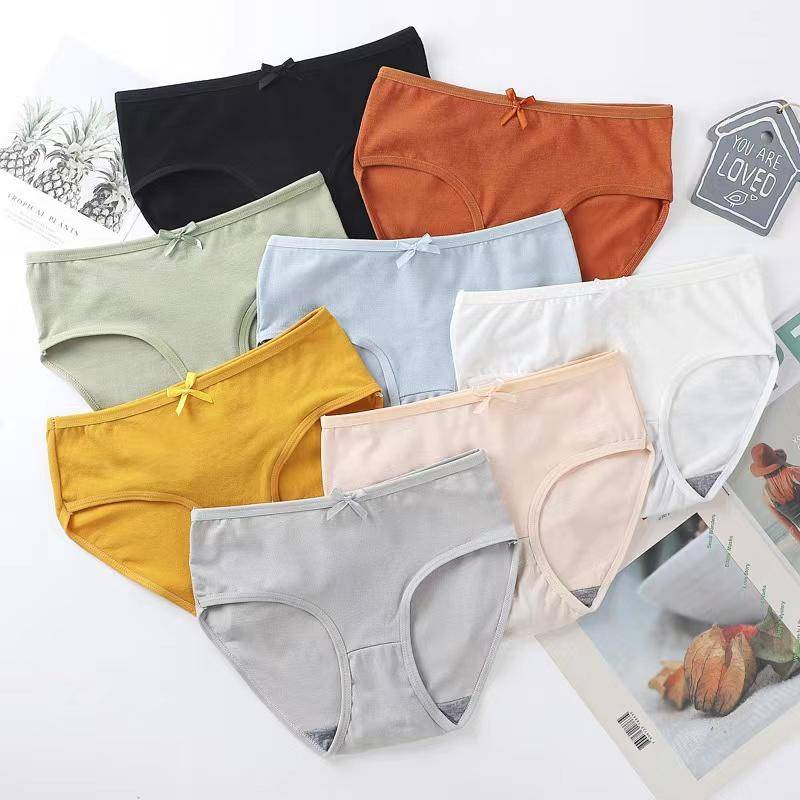 【READY STOCK】Women Panties Cotton Spender Wanita Seluar Dalam Perempuan Middle Waist 女内裤