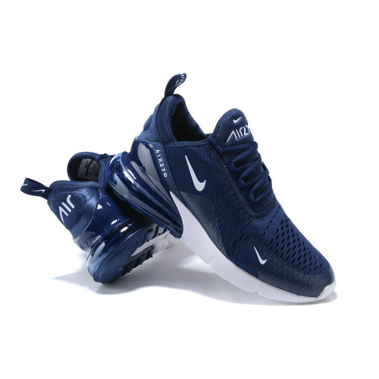 Promotion Now Nike Air 270 Nike Air Max 270 White Navy Blue Shopee Malaysia