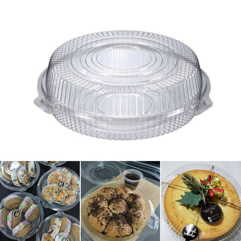 Pcs Op L Bekas Makanan Inch Ops Bakery Disposable Plastic Clear