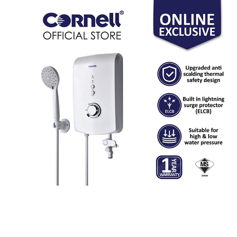 CORNELL INSTANT  SHOWER HEATER (WITHOUT PUMP ) | CIS-E7310X, CISE7310X (WATER HEATER HOME SHOWER 熱水器 热水器 热水机) OES