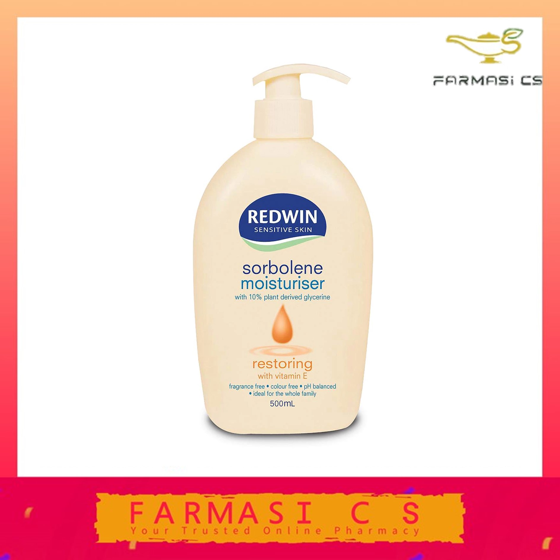 redwin sorbolene moisturiser with vitamin e