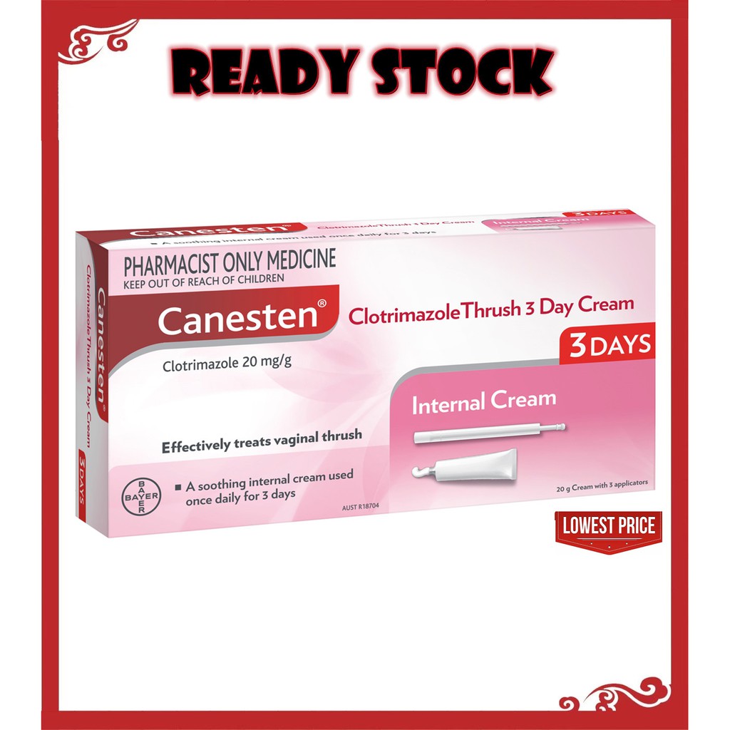 [Ready Stock EXP: 07/2024yr] Bayer Canesten Clotrimazole Thrush ...