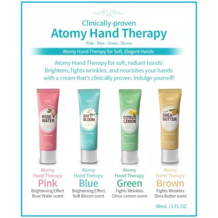 Atomy Hand Cream 30ml | Shopee Malaysia
