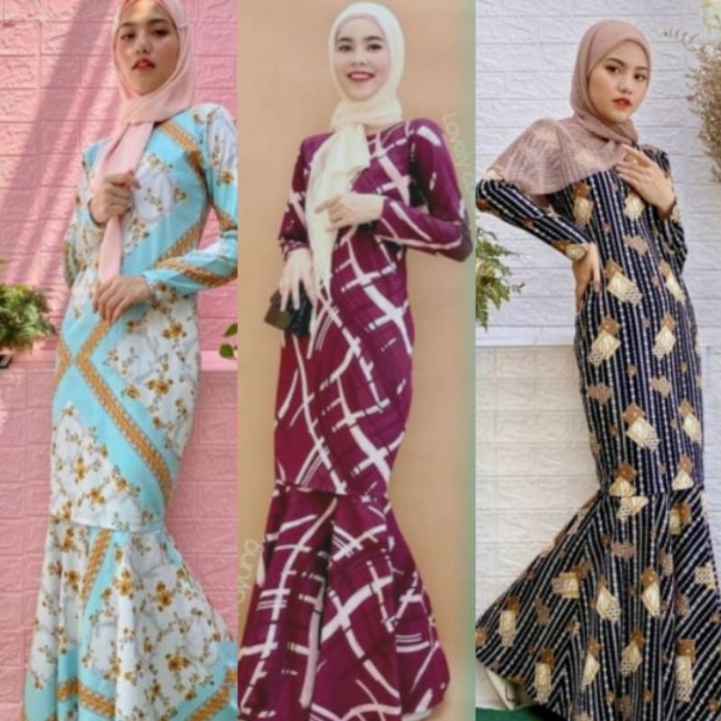 cara potong baju kurung moden