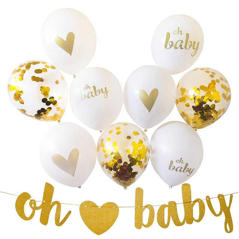 Oh Baby Baby Sprinkle Decorations Party Supplies Shopee Malaysia