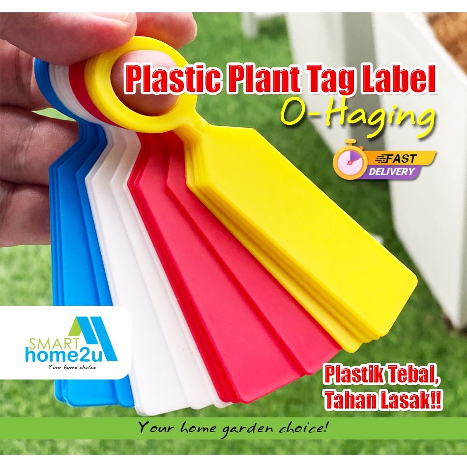 Plant Tag Garden Label Plastic Hanging / Fruit Tagging Nursery / Pot