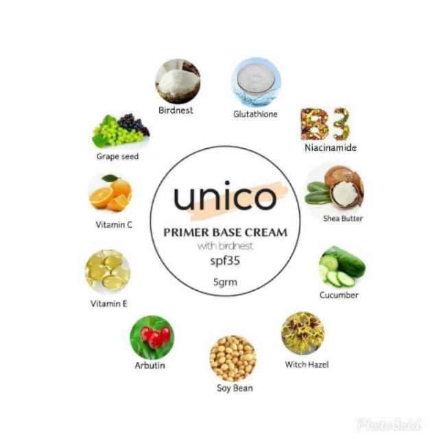 unico primer base cream