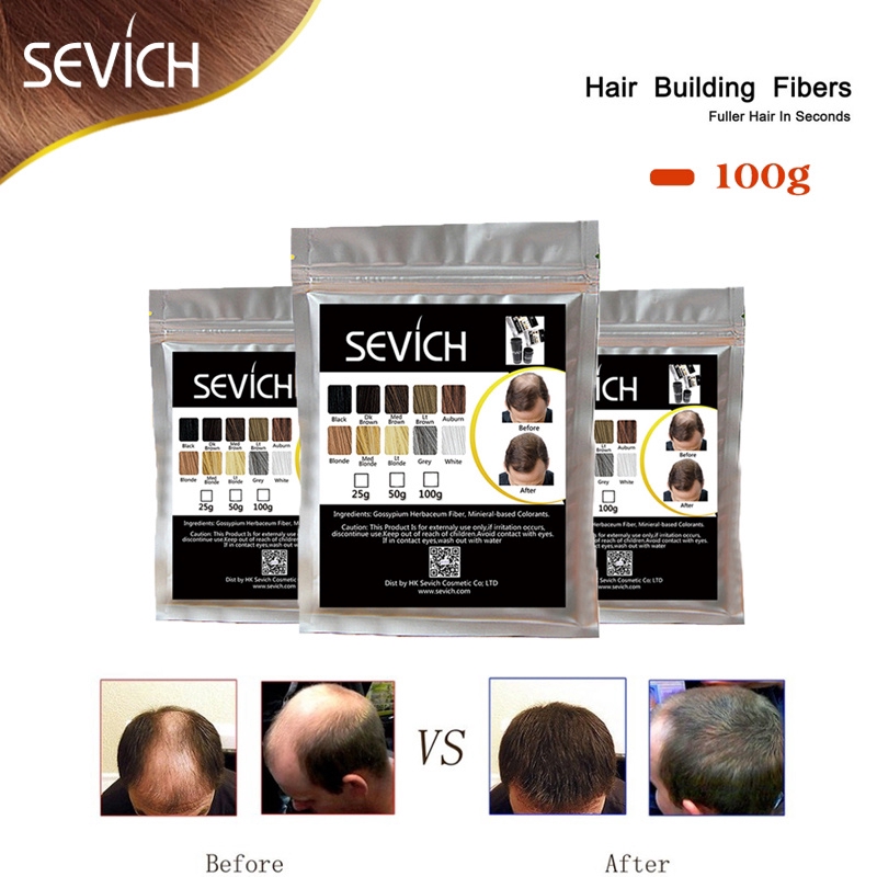 100g Sevich Hair Fiber Building Thinning Hair Loss Dye Styling