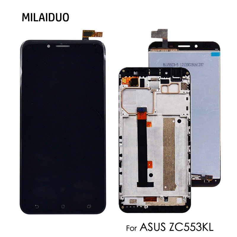 Lcd Display For Asus Zenfone 3 Max Zc553kl X00dd Touch Screen Digitizer Frame Shopee Malaysia