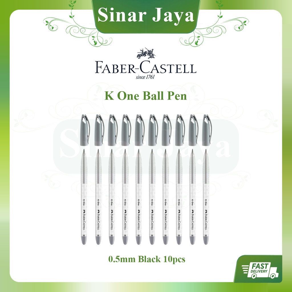 FaberCastell K One Ball Pen / Gel Pen 0.5mm (10pcs) Shopee Malaysia