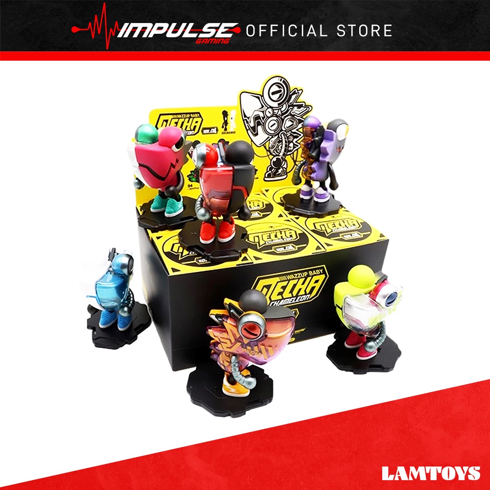 Lamtoys WAZZUP Baby Chameleon 4th Series - Mecha Chameleon [Blind Box / Full Case] [盲盒 / 端盒]