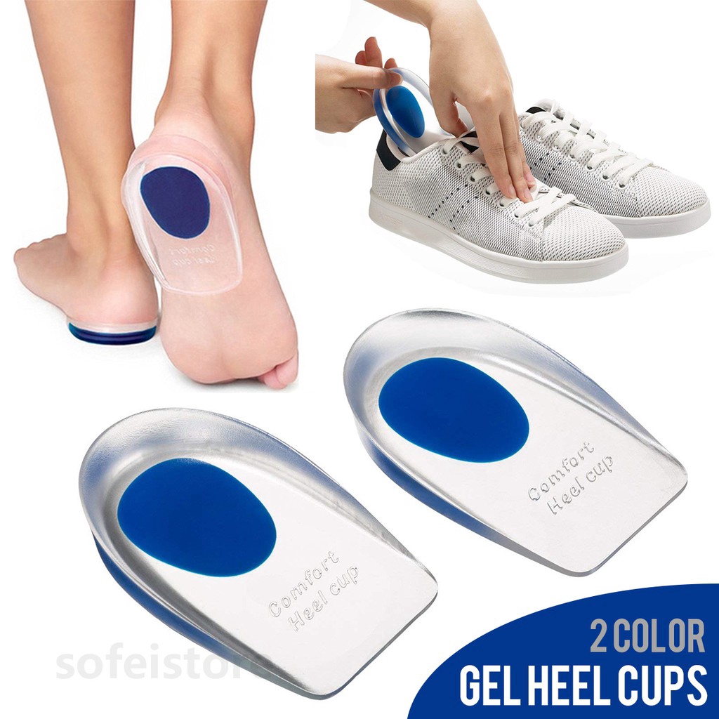 silicone gel heel cups