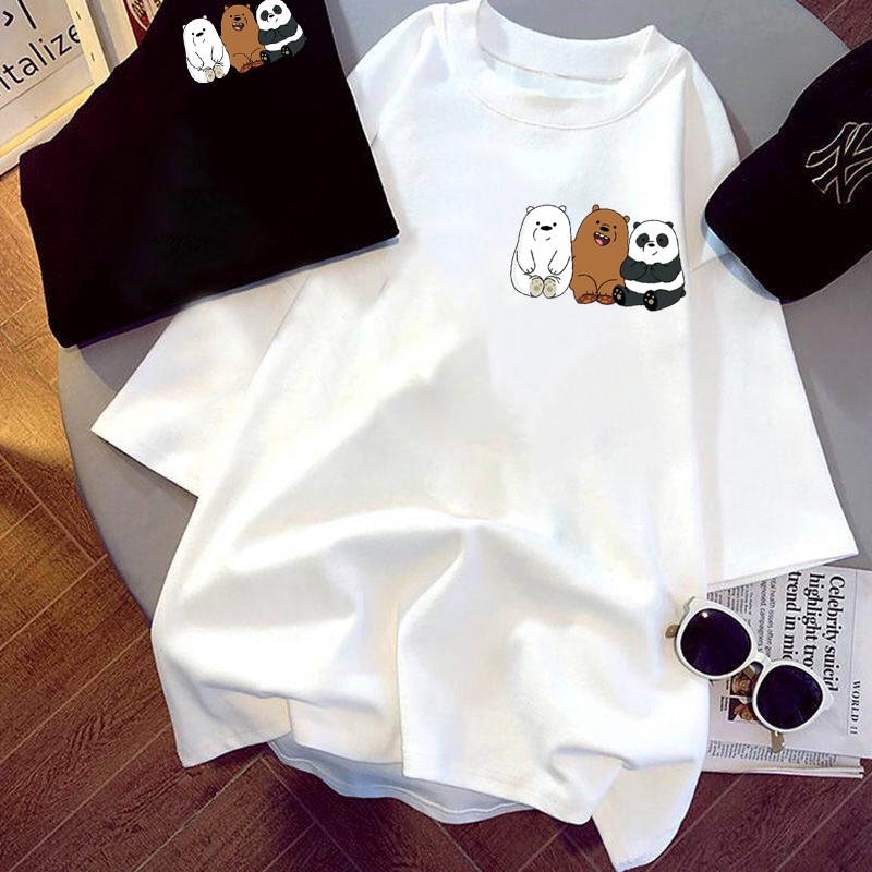 Korean House Local shop? Ready Stock 2022 Fashion Clothing short sleeve unisex t shirt Women /Men loose neck round large size blouse clothes baju lelaki and perempuan