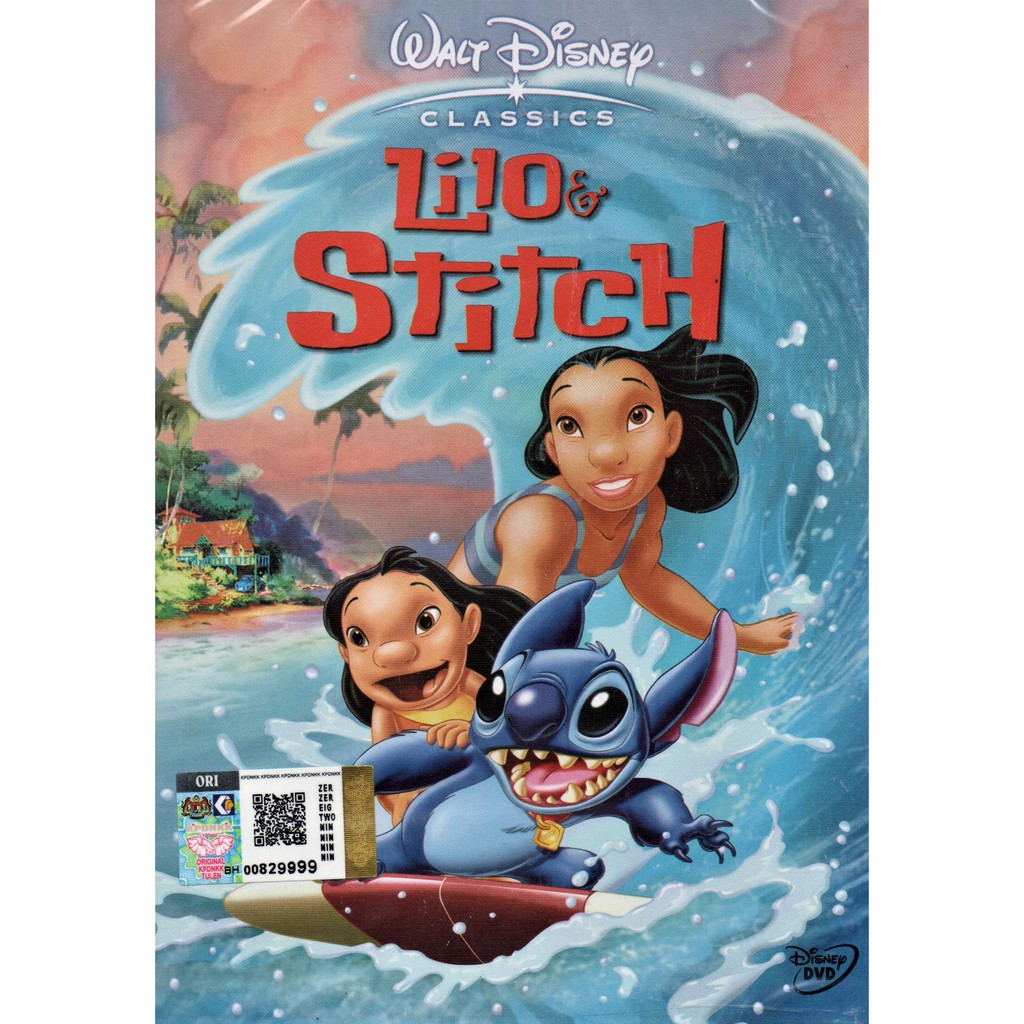 Disney Cartoon Dvd Lilo Stitch 2002 Shopee Malaysia