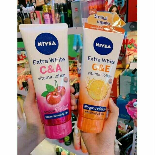 nivea extra white c&e vitamin lotion feedback