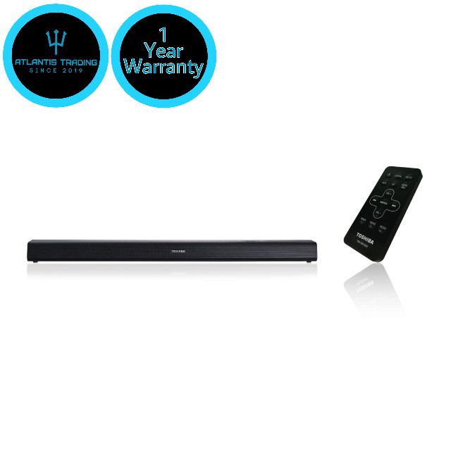 toshiba soundbar 2.1 channel built in subwoofer