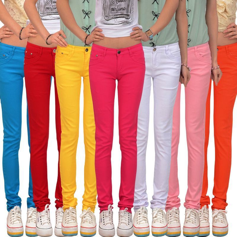 ladies jeans pant colour