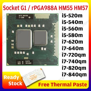 I7 640m 6m I5 560m 580m I5 540m I5 5m I5 480m2 8 3 46g Notebook Cpu Genuine Generation Hm55 Shopee Malaysia