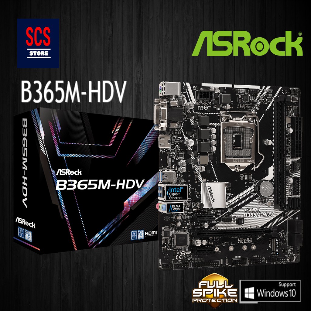 Asrock b365m hdv схема подключения