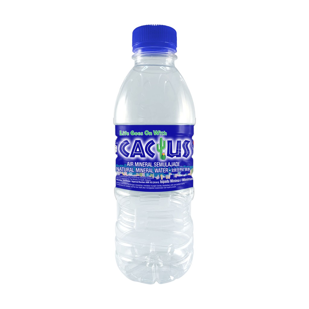 PACKAGE OF 5 CARTONS CACTUS  N MINERAL  WATER  350ML X 48 