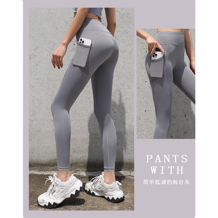  Premium High Waisted Yoga Leggings with Pockets for