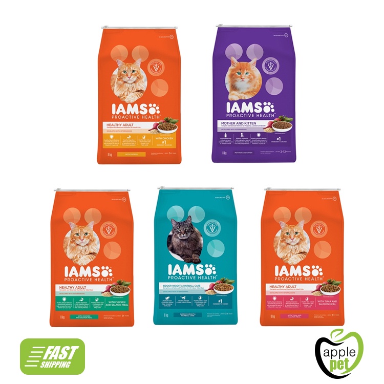 IAMS Proactive Health Cat Food / Dry Food / Pet Food 8kg Shopee Malaysia