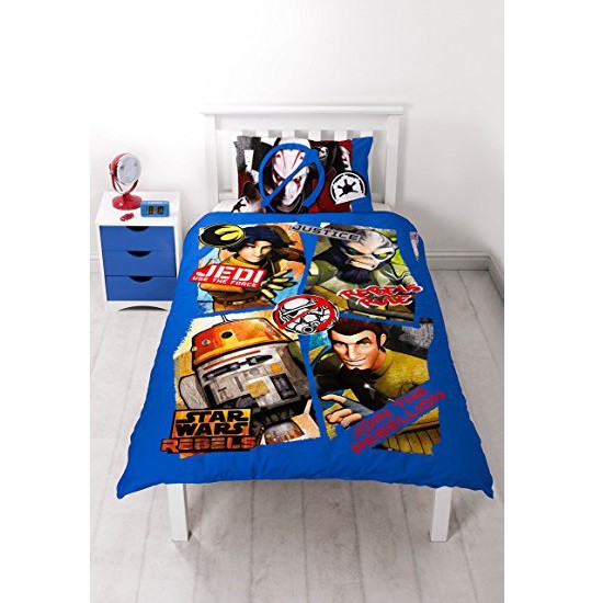 Disney Star Wars Rebels Tag Double Panel Duvet Set Shopee Malaysia