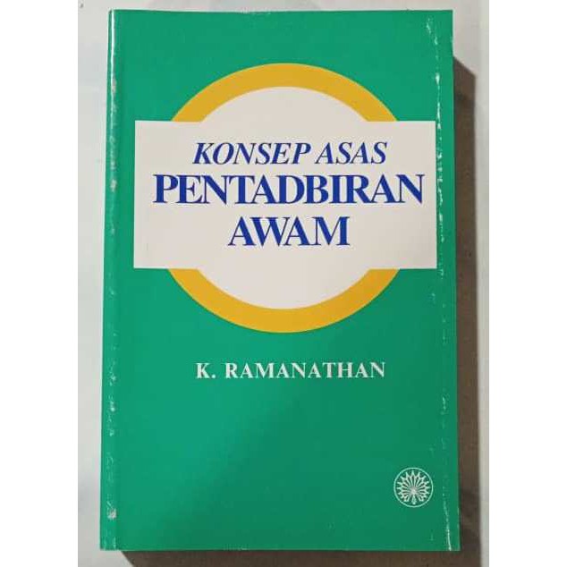 Konsep Asas Pentadbiran Awam K Ramanathan Shopee Malaysia